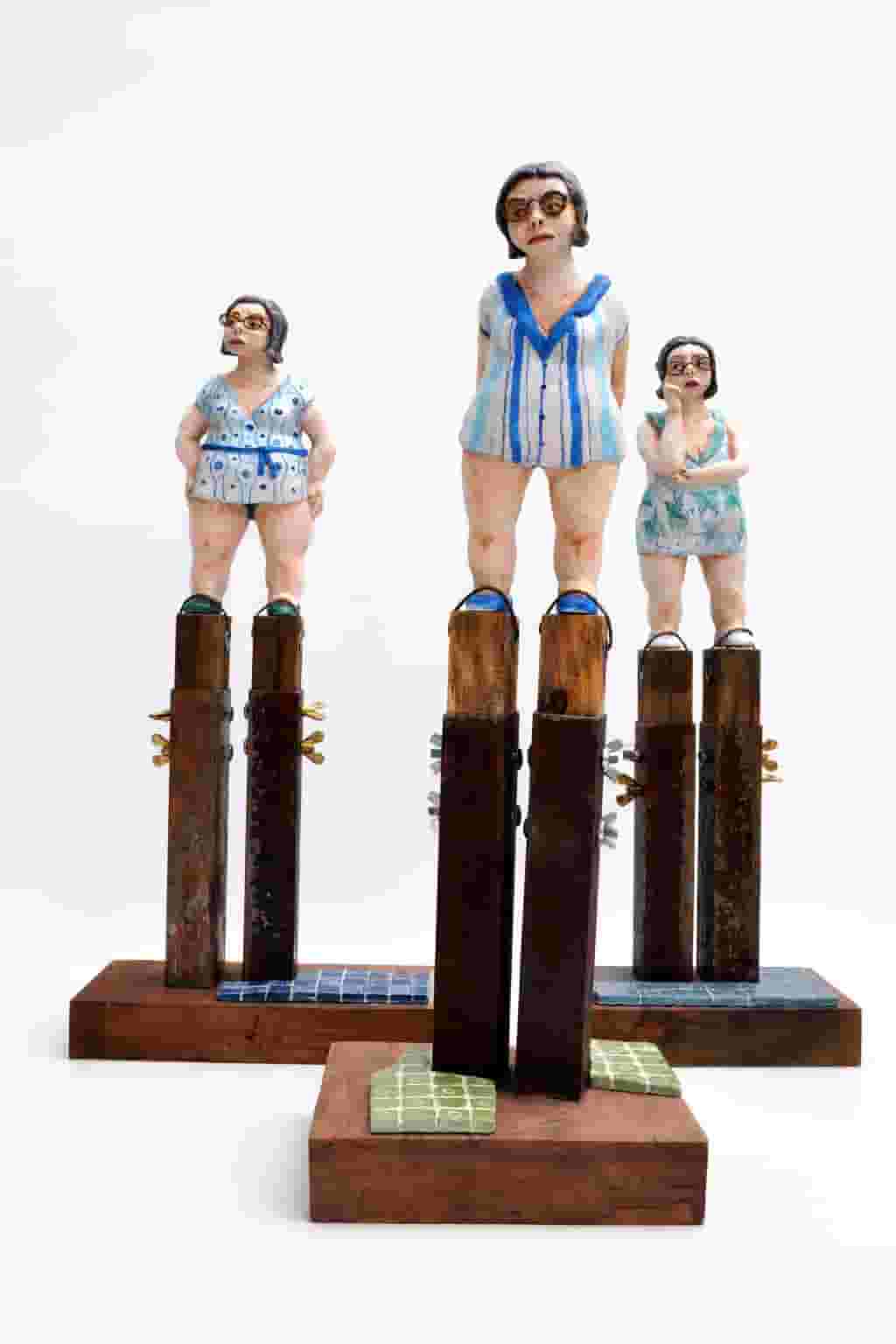 Vista general de las tres figuras